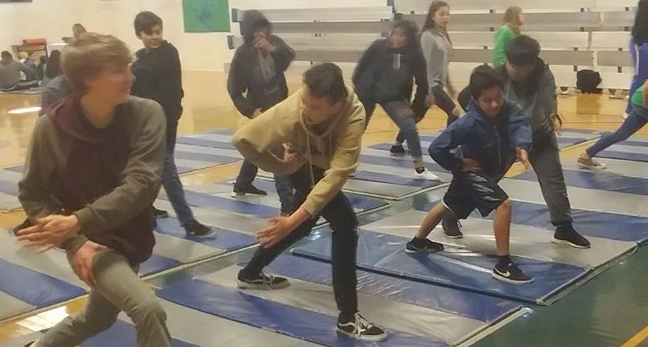 Yoga at RLS Middle School
